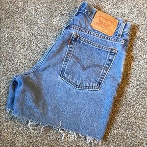 Vintage high waisted Levi shorts